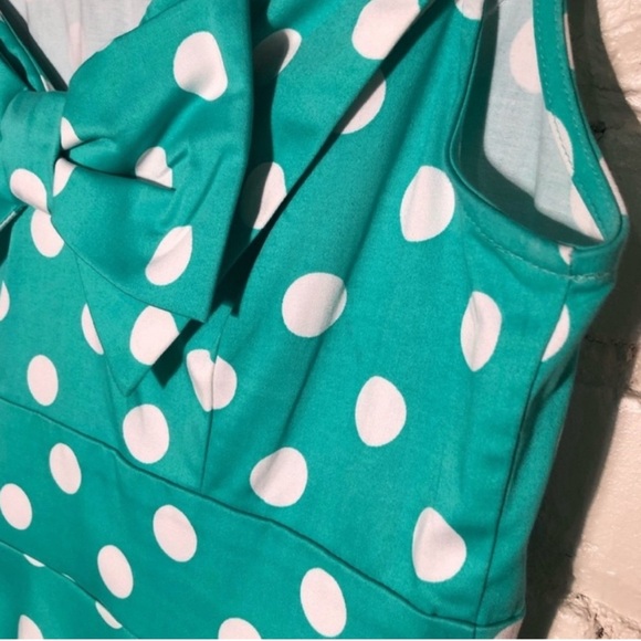 ModCloth - Polka Dot Dress - Size Large - Picture 4 of 7